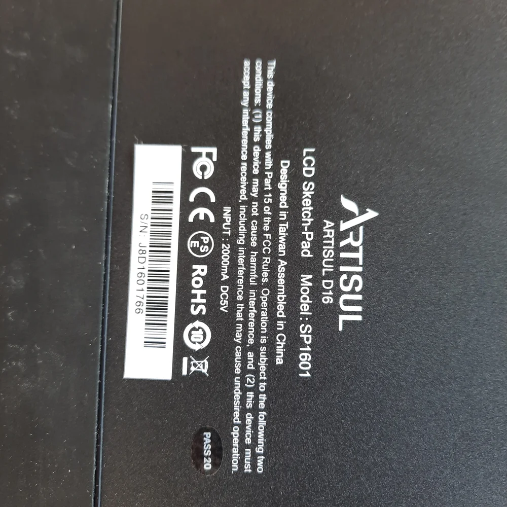 Graphic Drawing Tablet Artisul D16 LCD Sketch-Pad